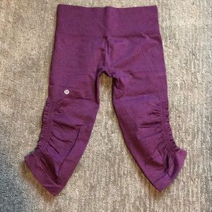Lululemon maroon leggings